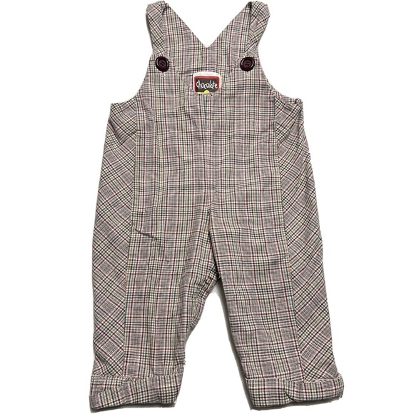 Chocolate Soup | Vintage Jumpsuit Plaid 70s - Picture 1 of 5